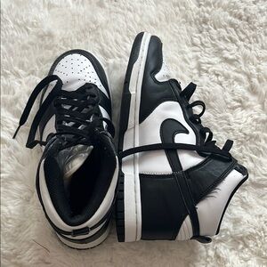 Nike Dunk High Panda Black White Unisex
